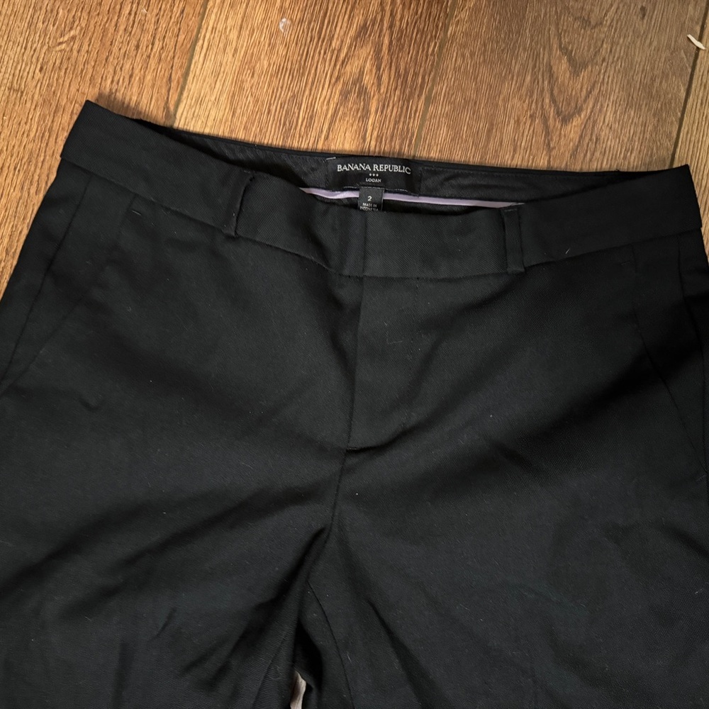 Banana Republic Logan Black Trousers - Picture 2 of 4